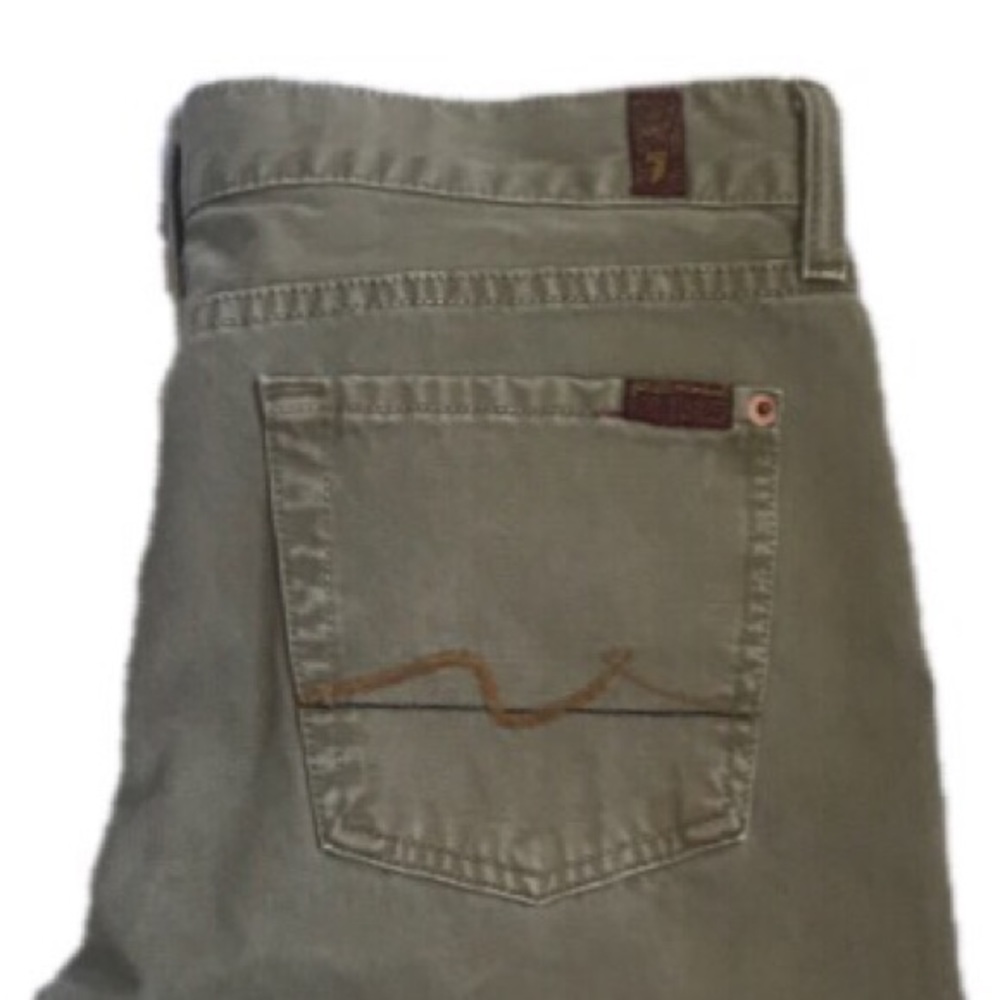 7 for all mankind tan bootcut pants size 29 - Picture 3 of 4
